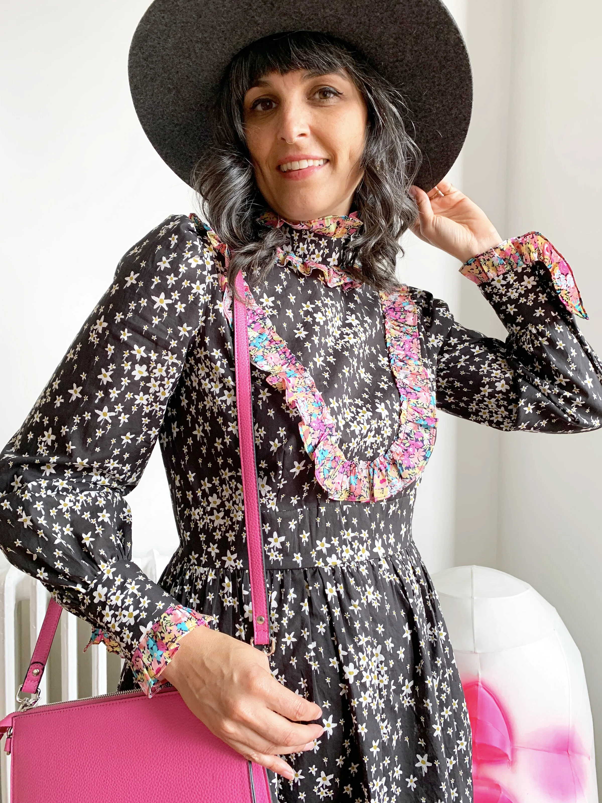 STARRY NIGHT - An Everyday Over The Top Ruffled Dress - Vintage